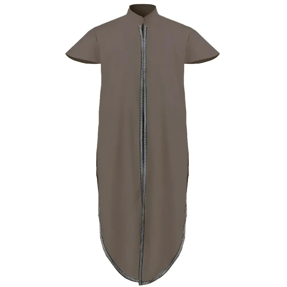 Beige Kurzarm Tunika Viking