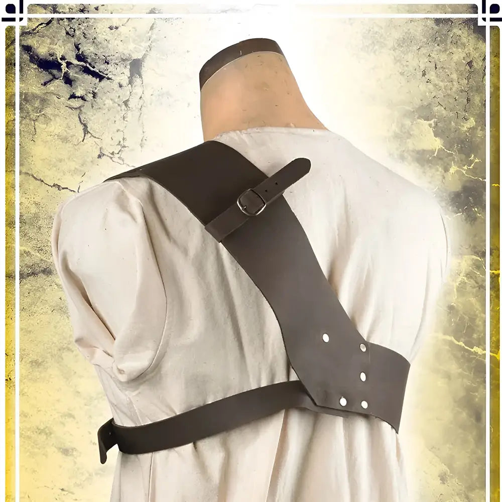 Braun Axt Gürtel Wikinger