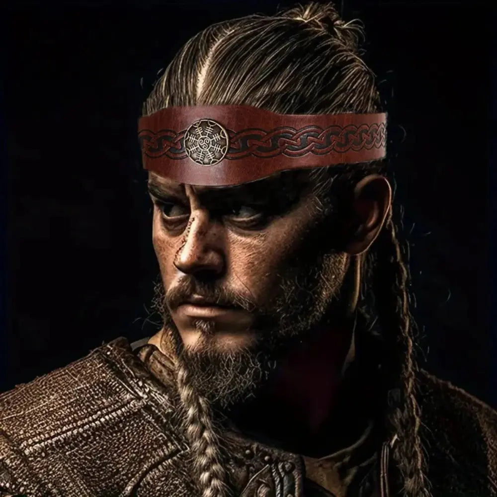 Dunkelbraun Keltisches Stirnband fur Cosplay