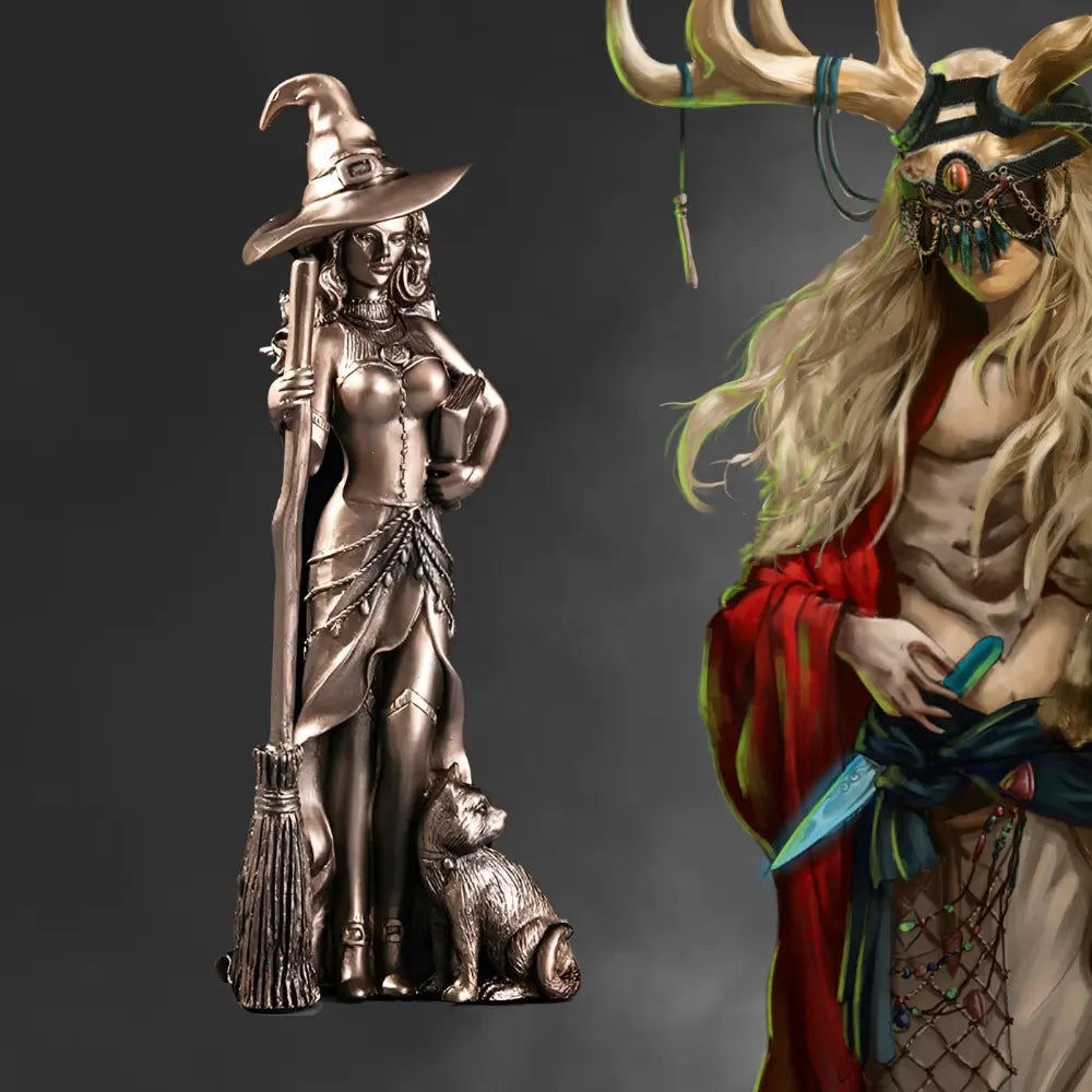 Figuren Wikinger mit Völva