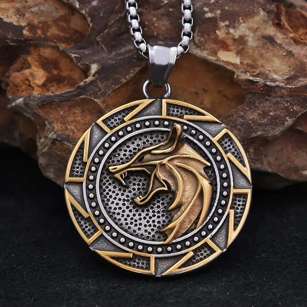 Kette mit Wolf br Fenrir