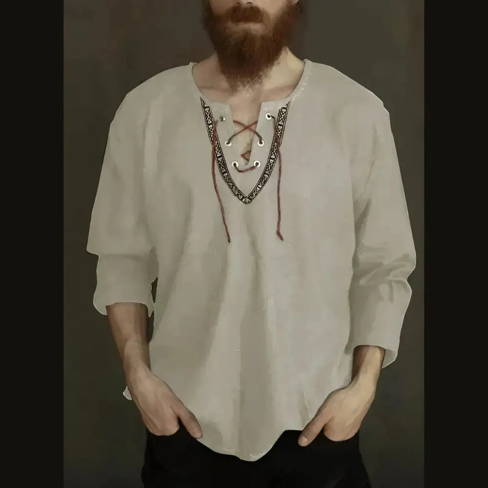 Khaki Tunika Wikinger fur Cosplay Krieger