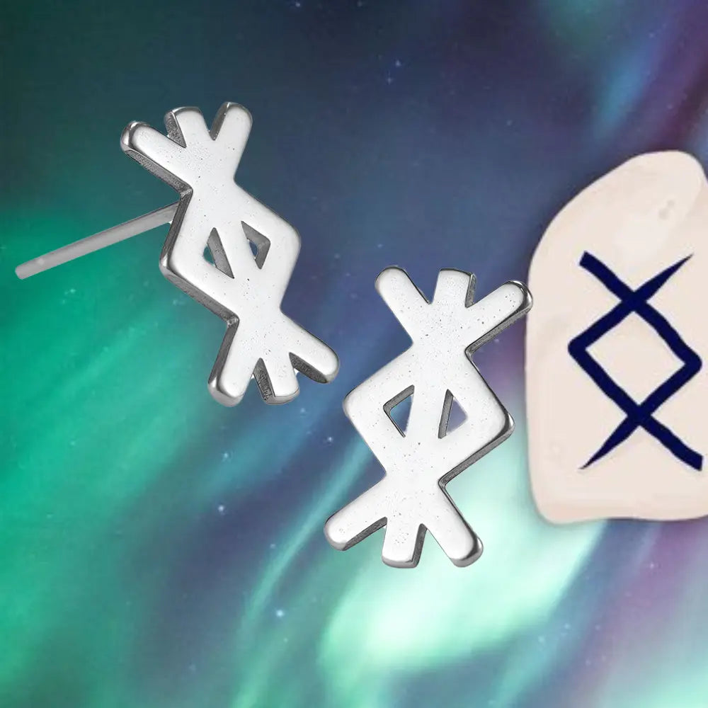 Ohrringe Wikinger mit Ingwaz