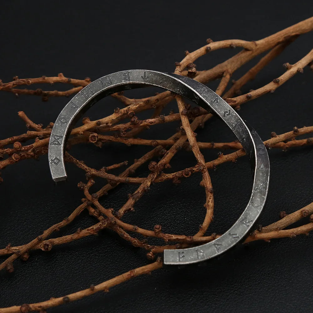 Silber Armreif Herren Wikinger