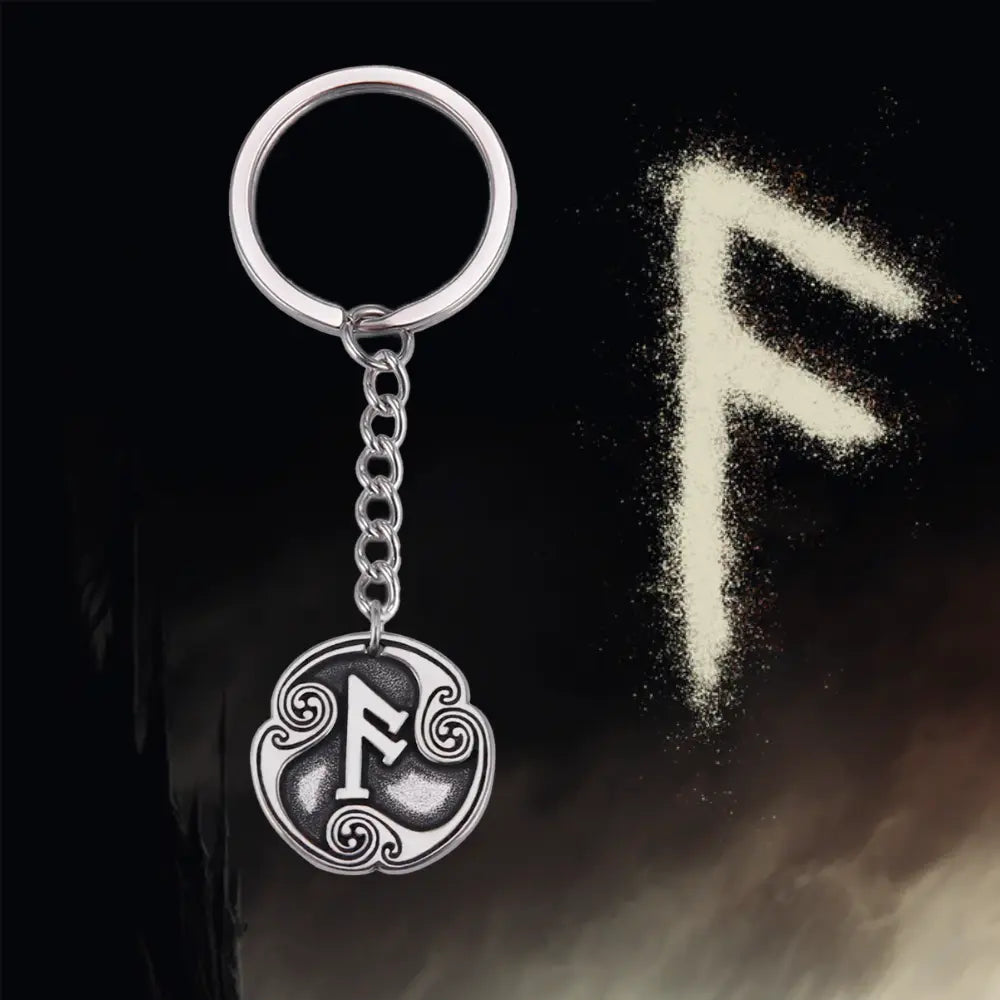 Schlüsselanhänger Wikinger mit Ansuz