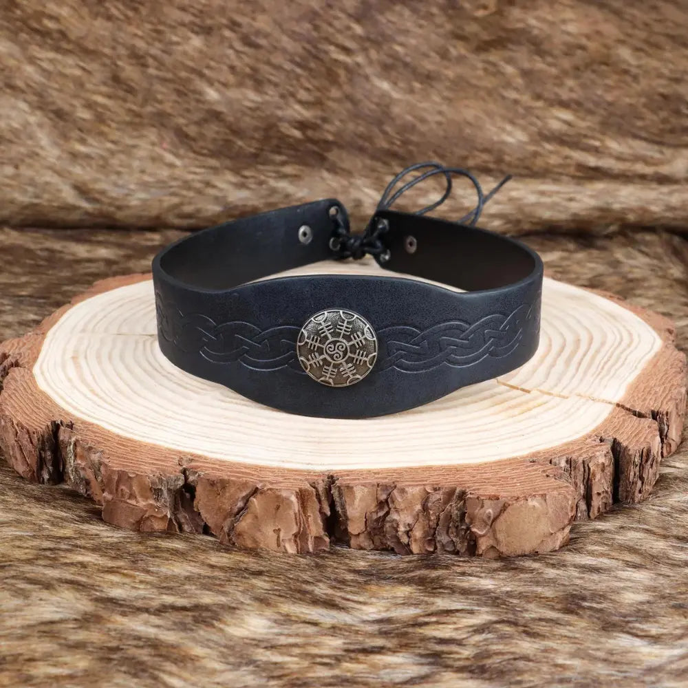 Schwarz Keltisches Stirnband