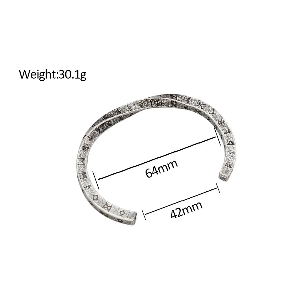 Silber Armreif Herren Wikinger