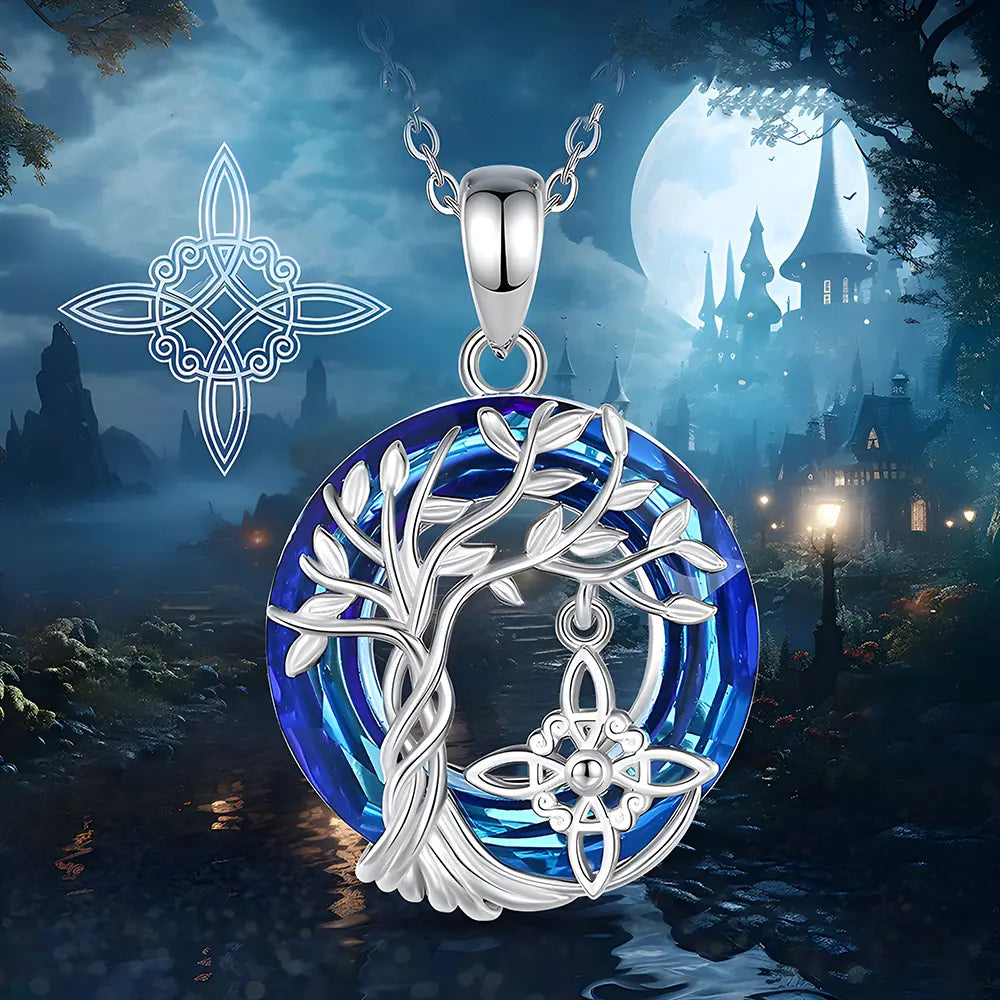 Silber Kette Yggdrasil