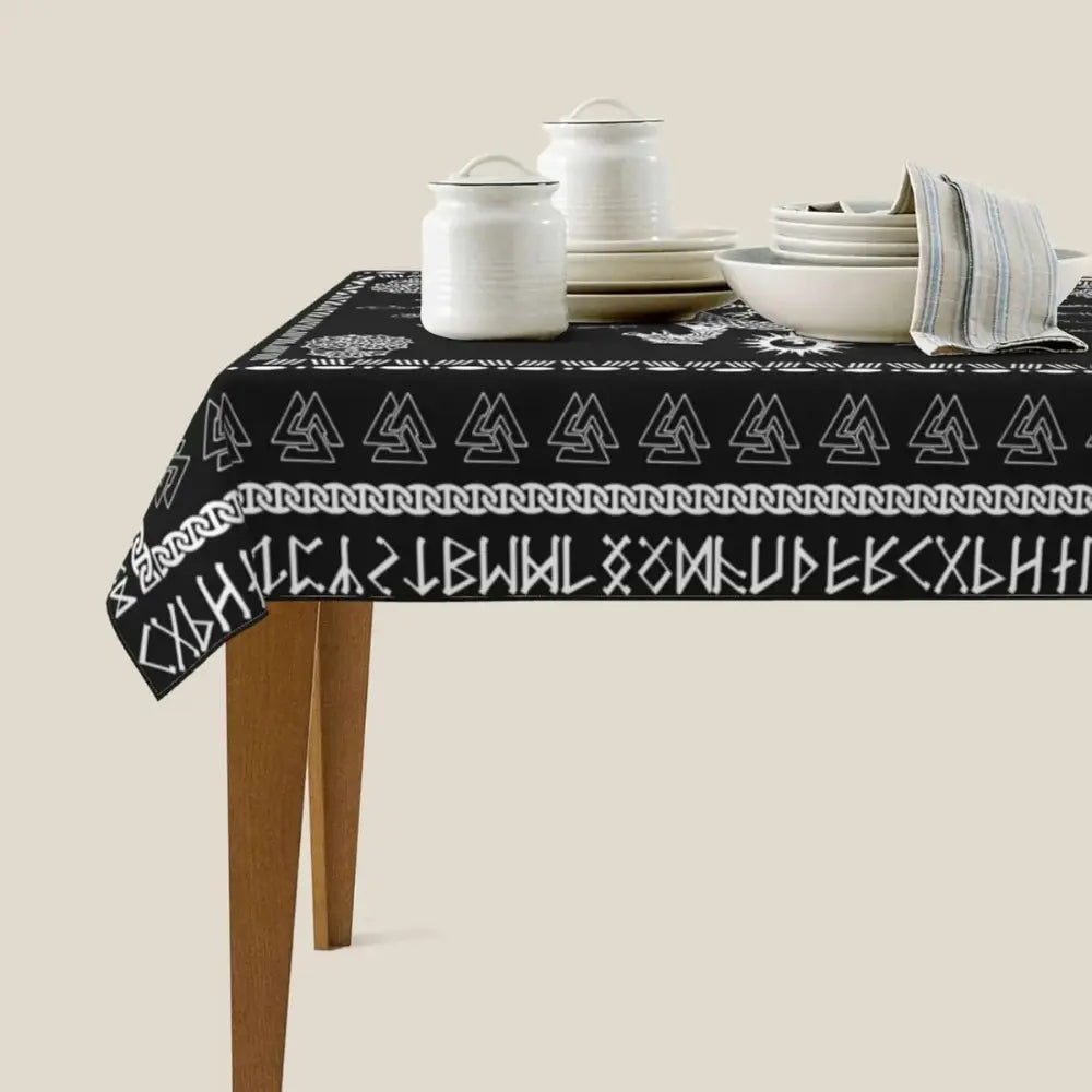 Tischdecke Rechteckig Groß Wikinger