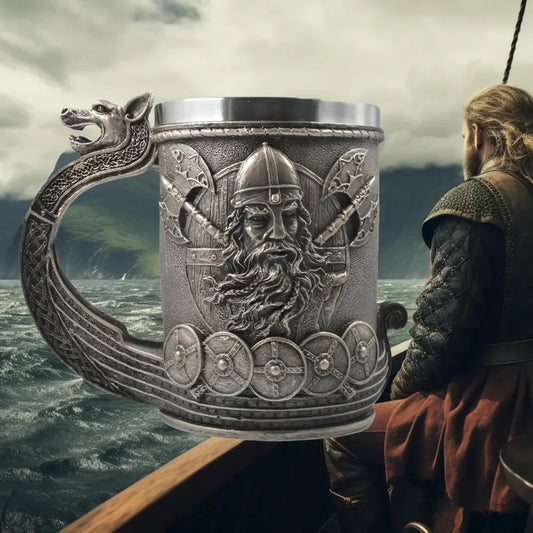Viking Drinking Mug Leif Erikson