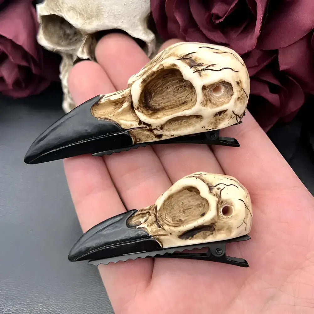 Viking Haarspange Rabe