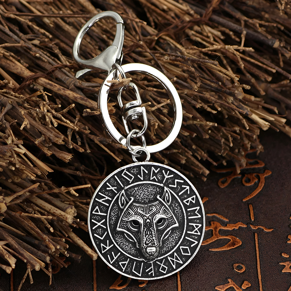 Viking Schlüsselanhänger Wolf