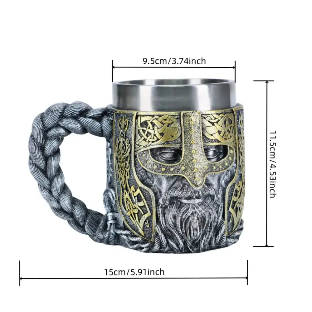 Vikings Coffee Mugs Nordic Warrior Dimension