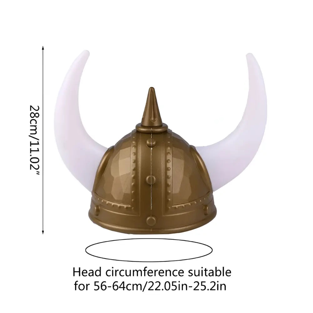 Vikings Helm Weißes Horn