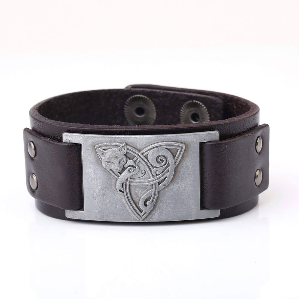Wikinger Armband mit Fuchs