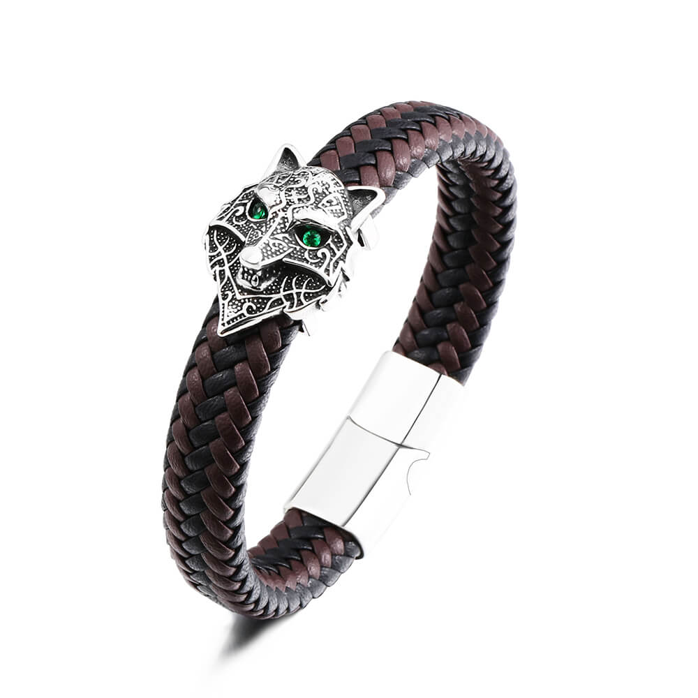 Wikinger Armreif mit Fenris Wolf