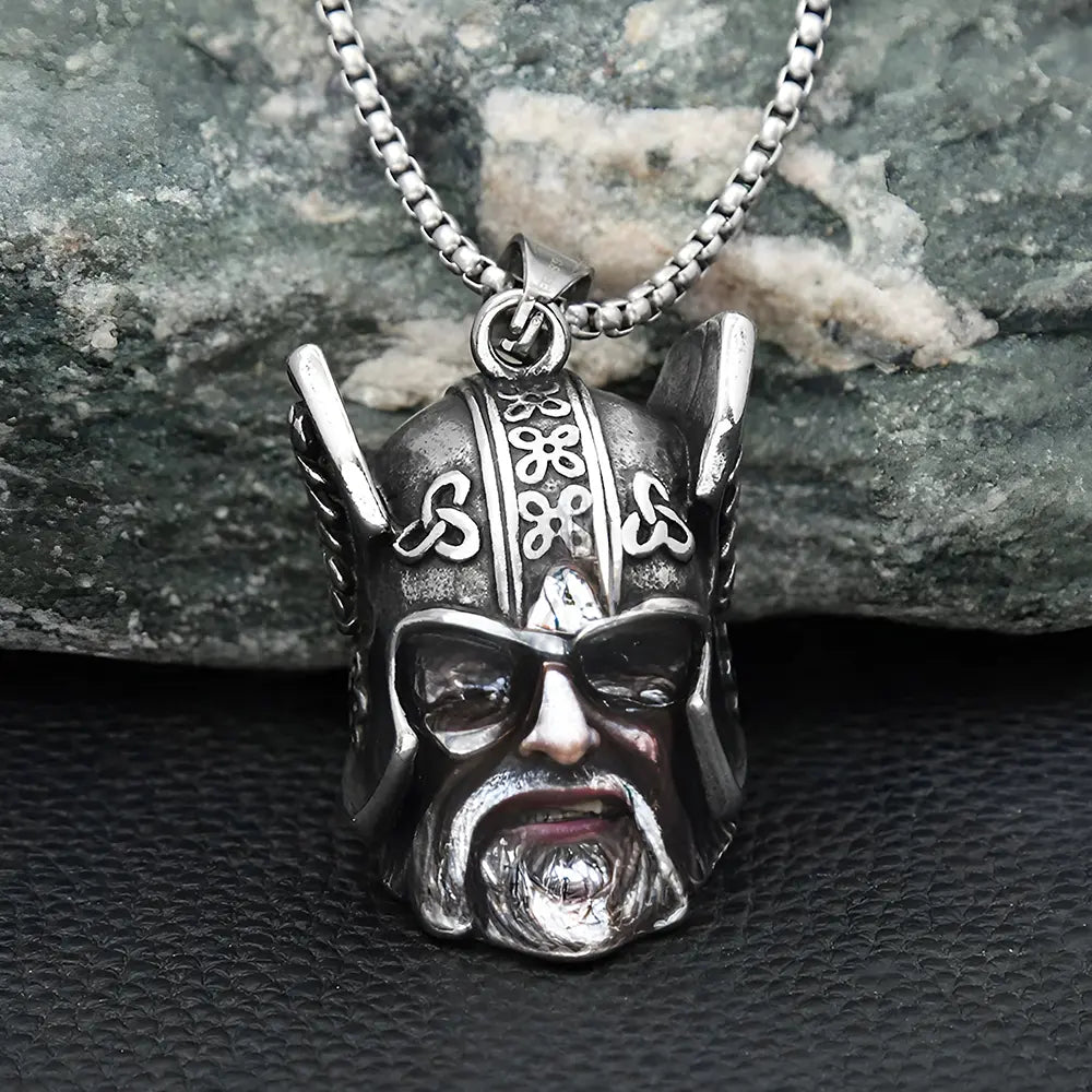 Wikinger Kette Silber Odin