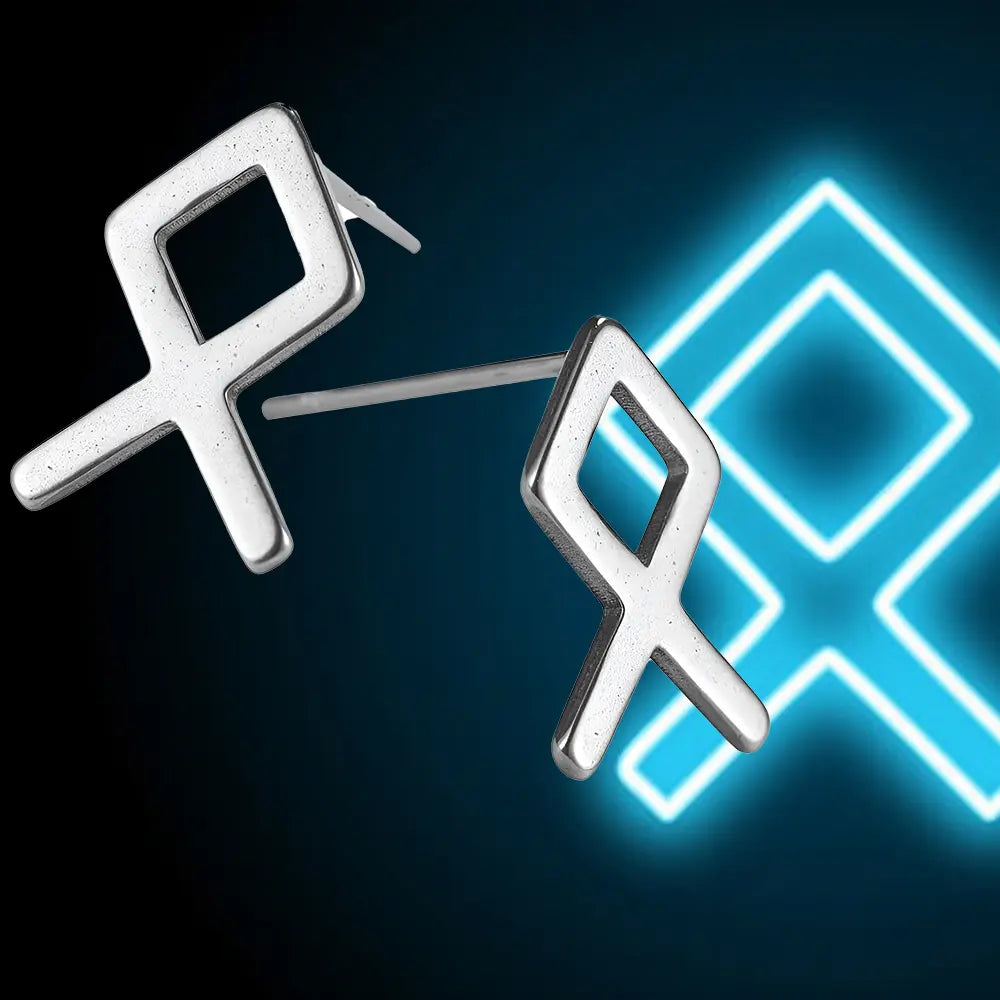 Wikinger Ohrringe Männer mit Othala