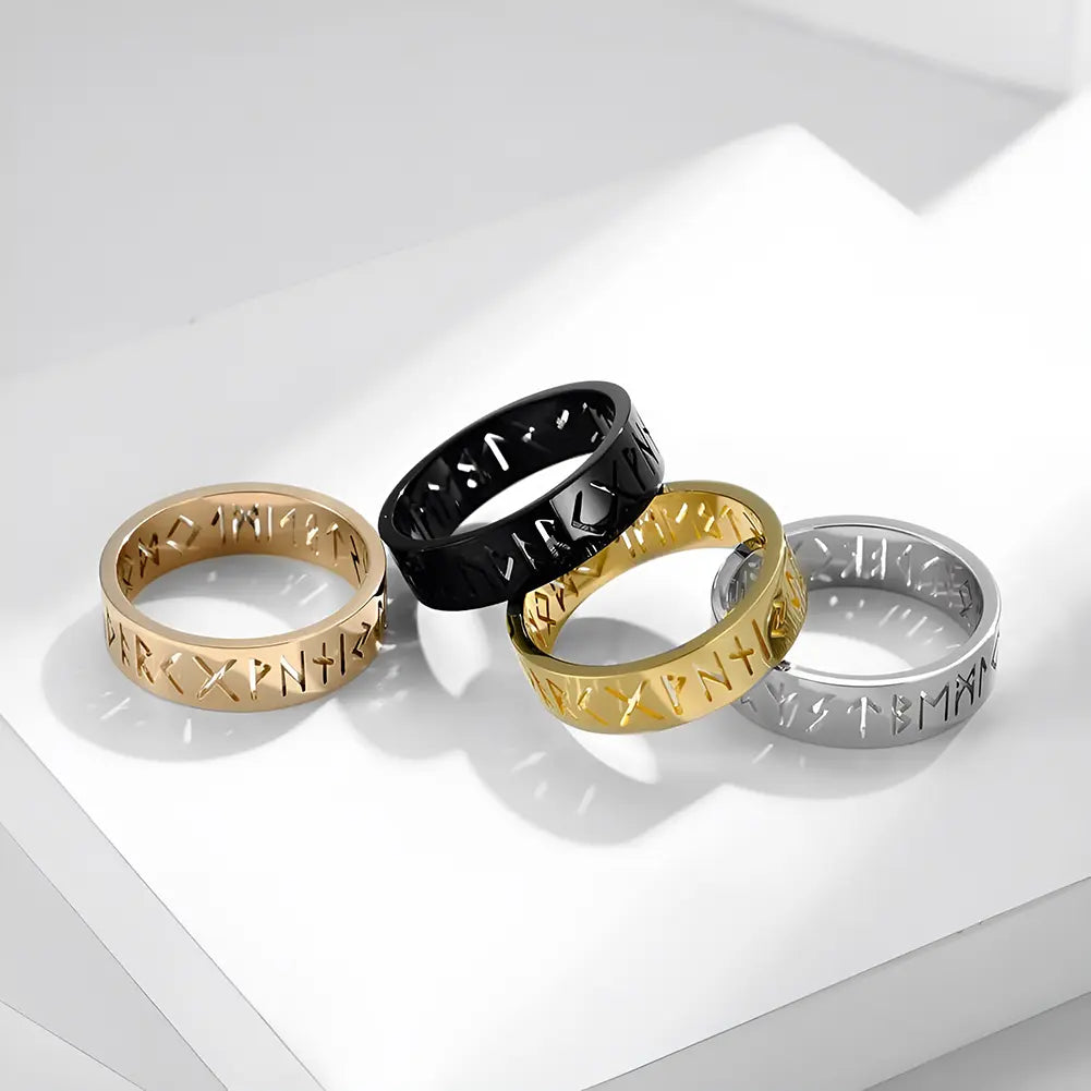 Wikinger Ring mit Rune Odin