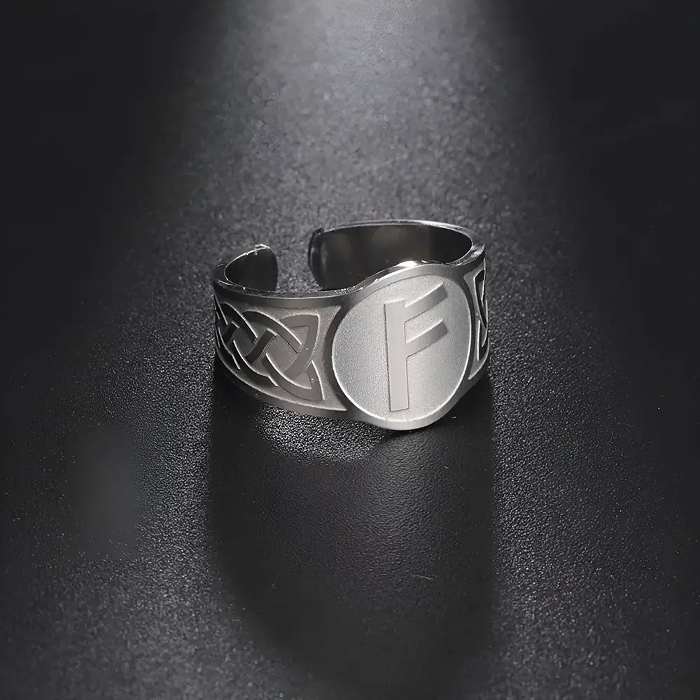 Wikinger Ringe mit Fehu