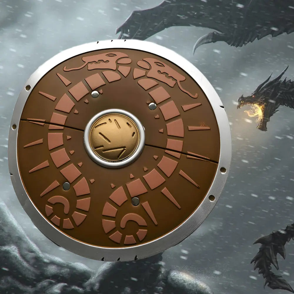 Wikinger Schild mit Drachen