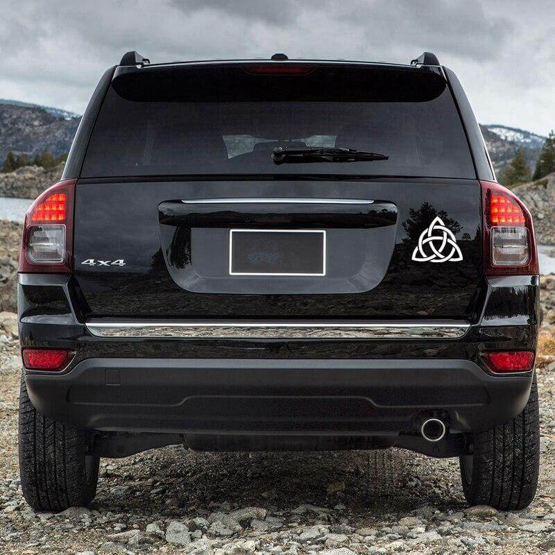 Aufkleber Auto Wikinger mit Triquetra Symbol