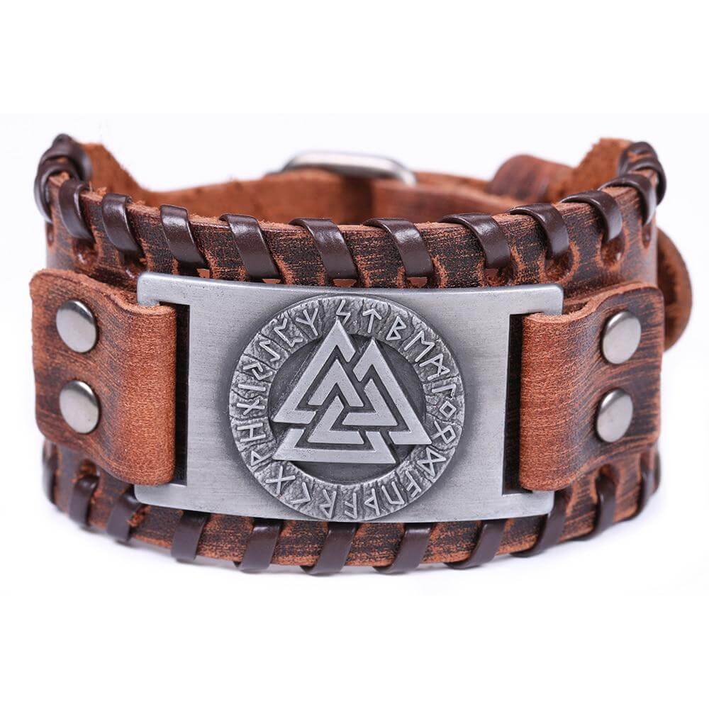 Braun Armreif Wikinger fur Manner