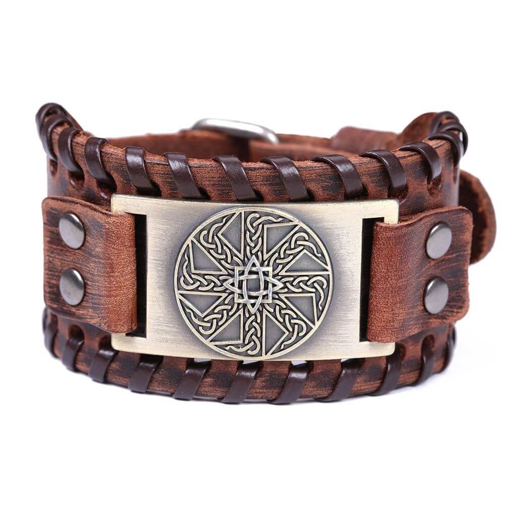Braunes Lederarmband fur Manner
