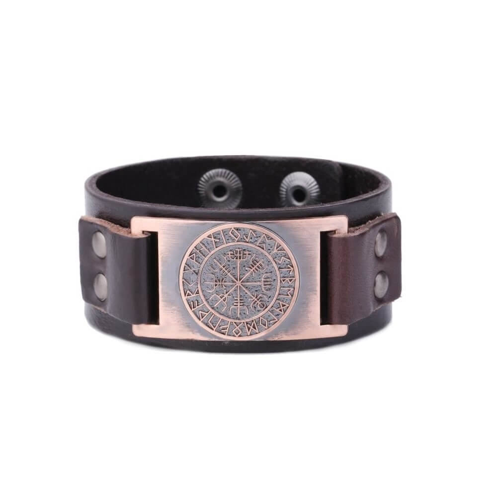 Großes Wikinger-Armband Vegvisir fur Manner
