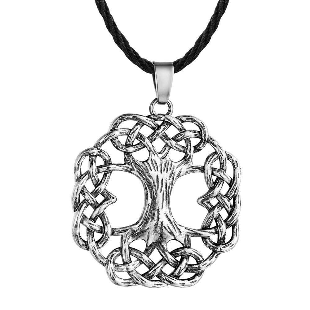 Wikinger Kette mit yggdrasil fur Frauen