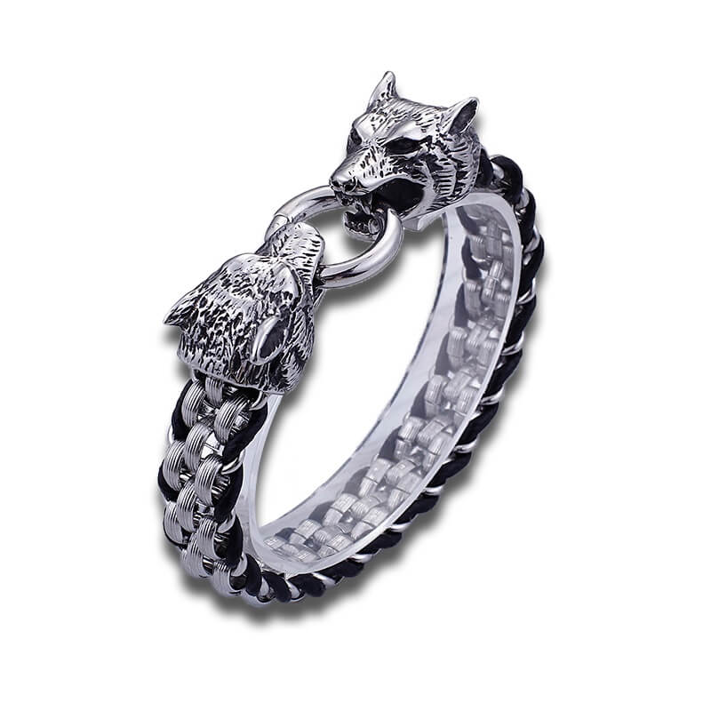 Kelten Armband mit Fenrir Wolf