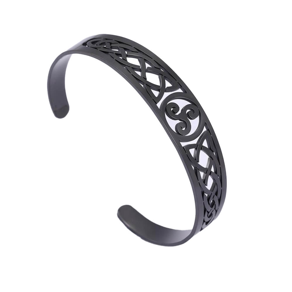 Keltischer Armreif mit Triskel fur Manner