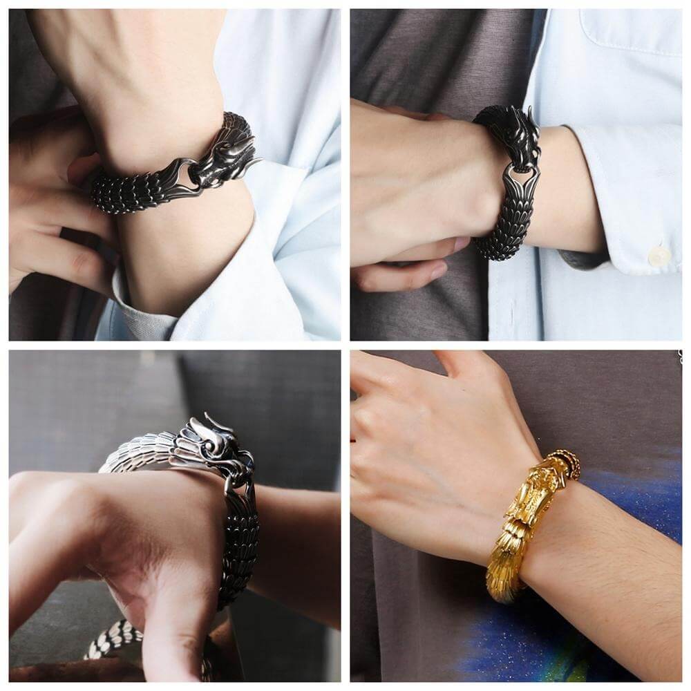 Keltisches Armband mit Jormungand Schlange