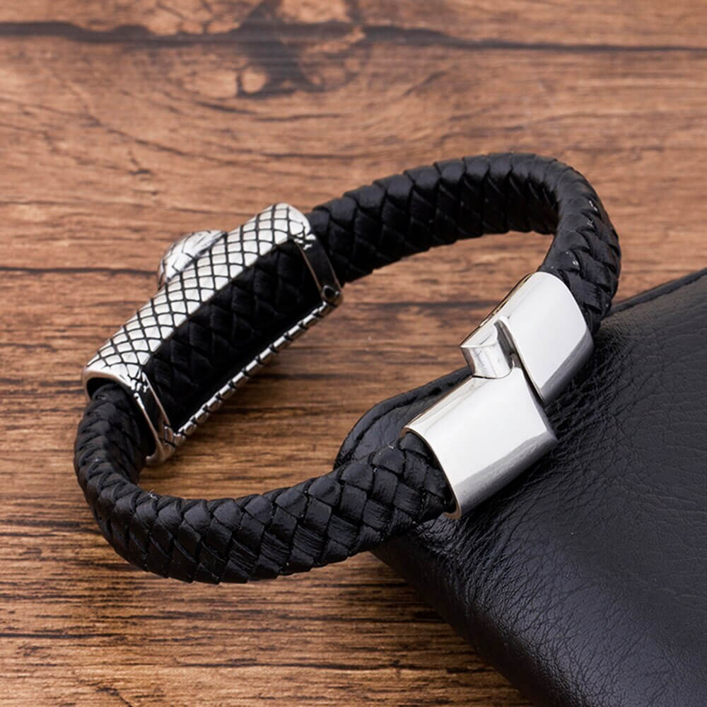 Viking Armreif mit Midgard Serpent