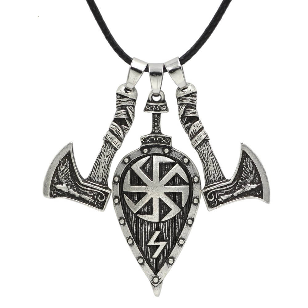 Viking Schildhals Kette für Manner