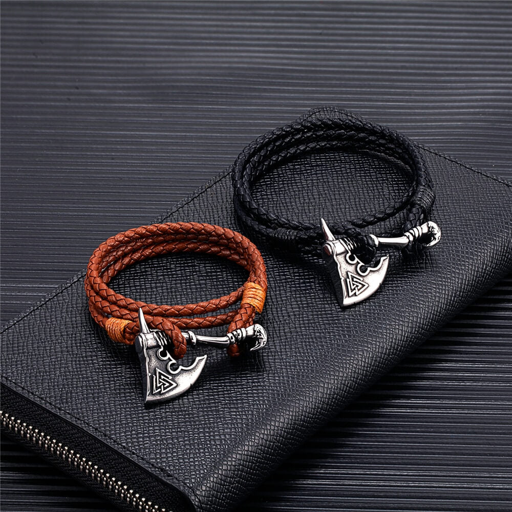 Vikings Armband mit Valknut Odin