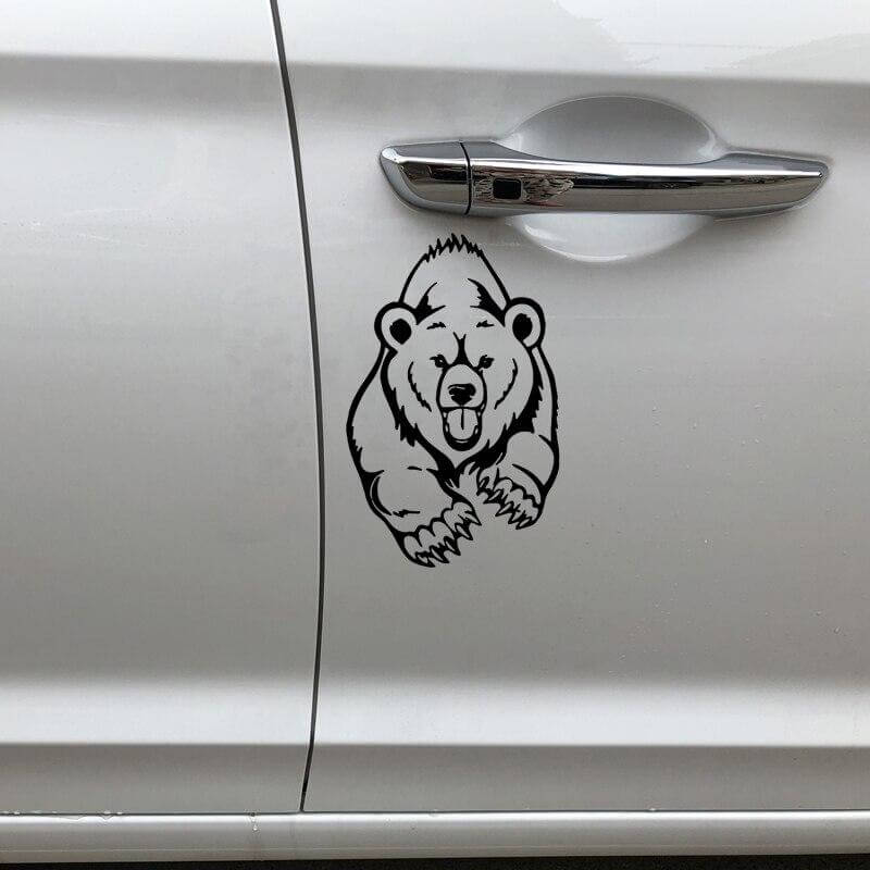 Volvo Wikinger Aufkleber mit Schwarzer Bär