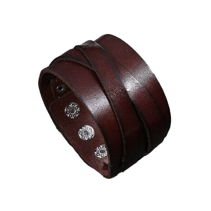 Wikinger Armband Braun