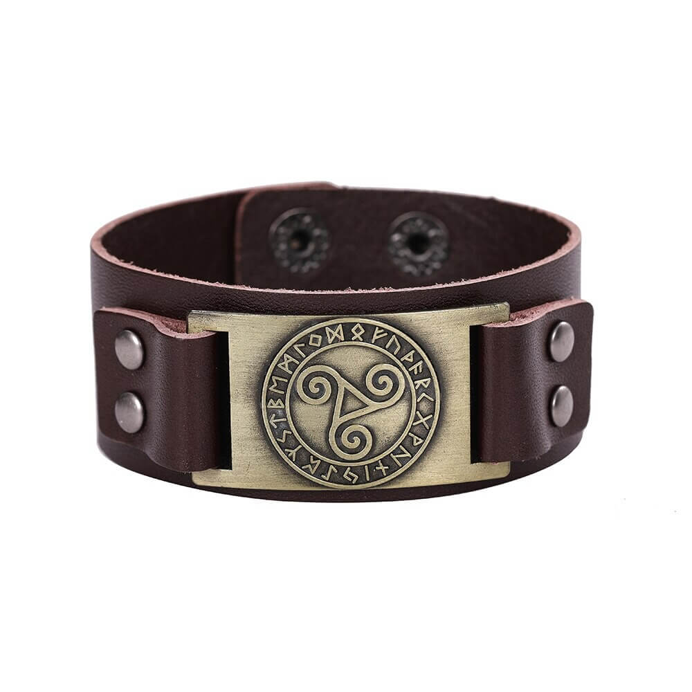 Wikinger Armband mit Drei Elemente fur Manner