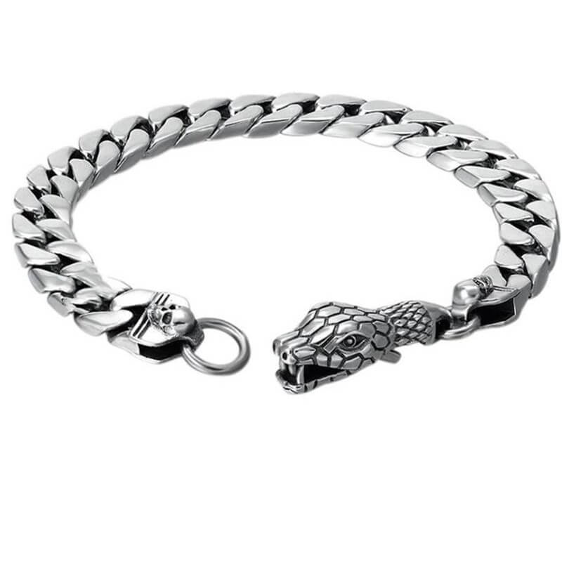 Wikinger Armband mit Jormungandr Symbol