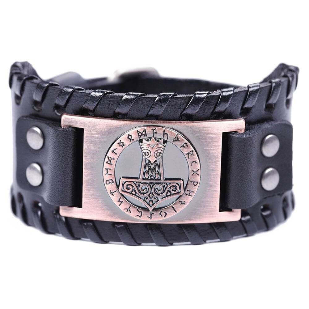 Wikinger Armband mit Thor Mjolnir