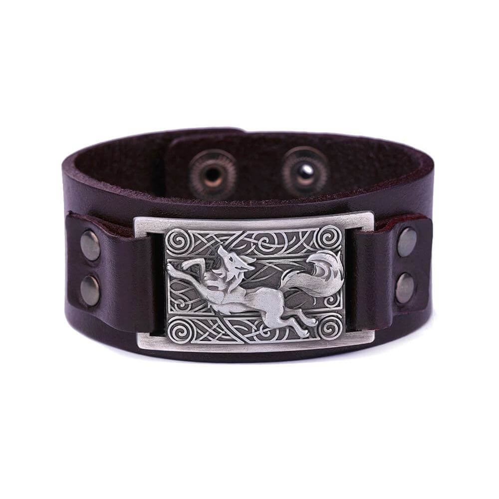 Wikinger Armreif fur Manner mit Fenrir