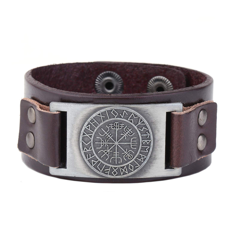 Wikinger-Armreif fur Manner mit Vegvisir