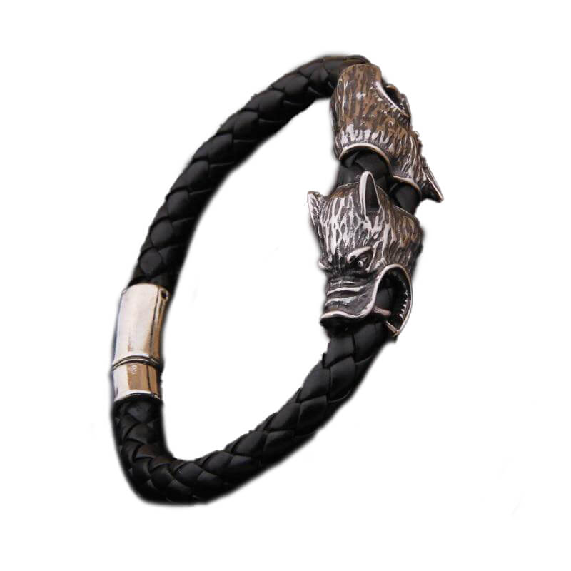 Wikinger Armreif mit Fenrys