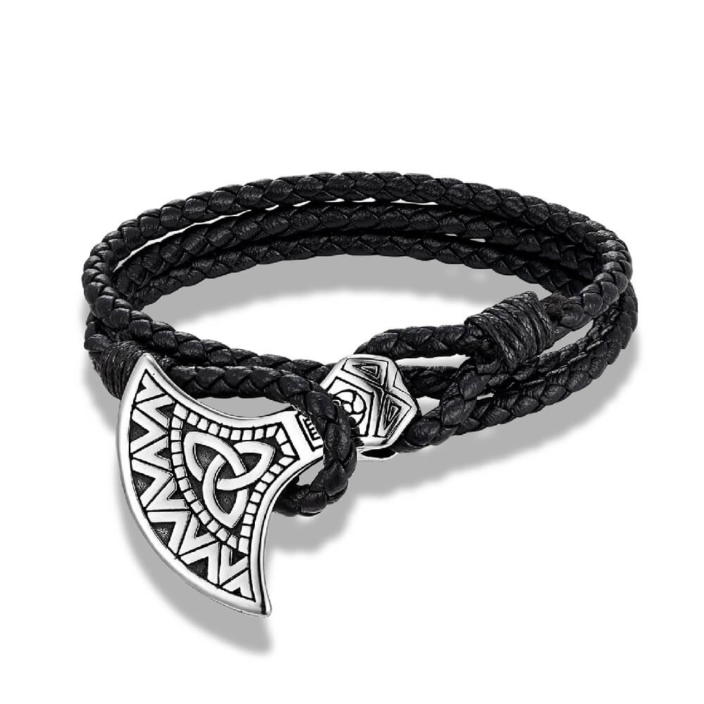 Wikinger Armreif mit Symbol Triquetra