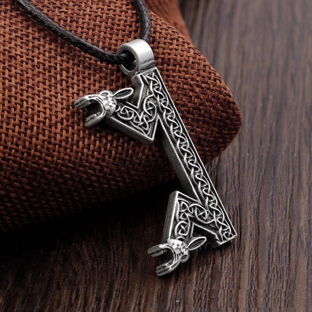 Wikinger Halskette mit Perthro Rune