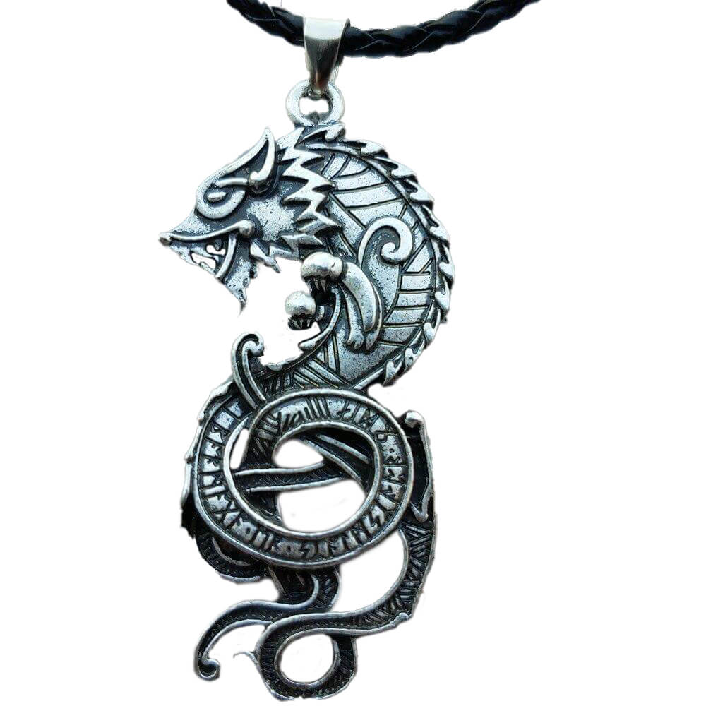 Wikinger Halskette mit Spirit of Fenris