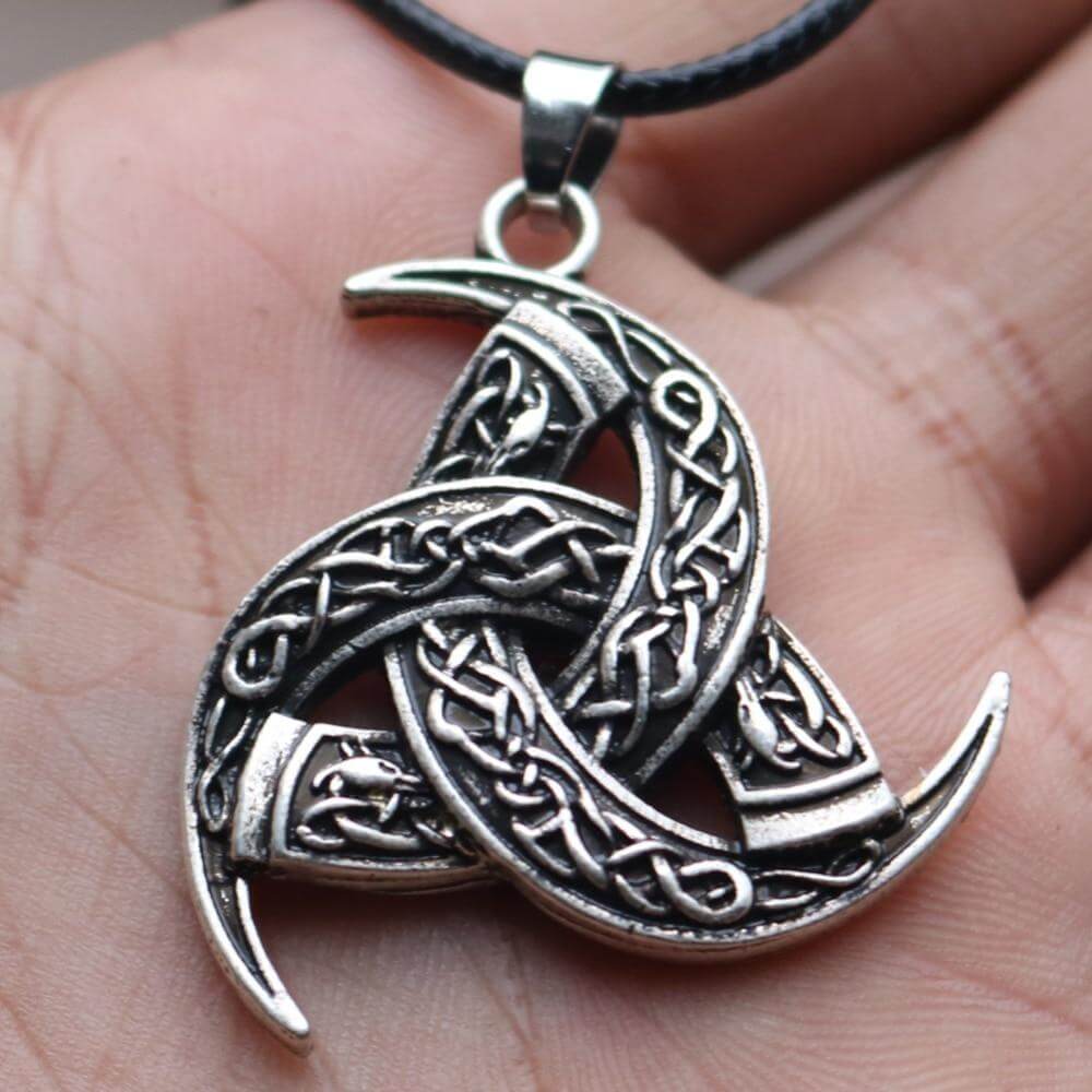 Wikinger Kette Edelstahl mit Trinity