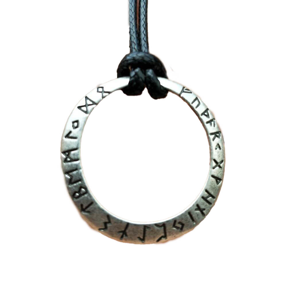 Wikinger Kette Herren mit Futhark Runes