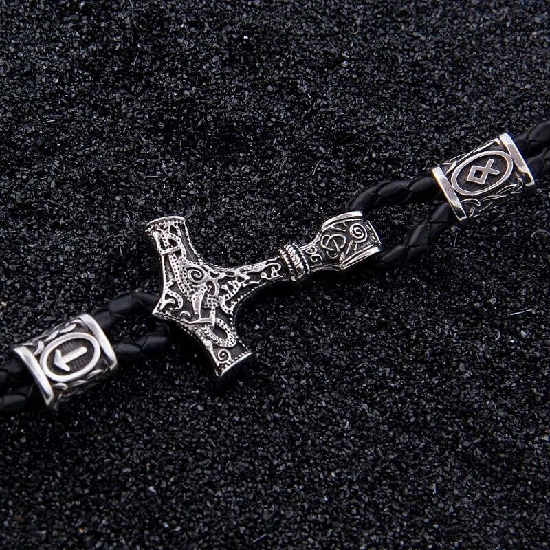 Wikinger Schmuck Armreif mit Hammer